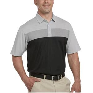 Pebble Beach Men's Dry Luxe Performance Golf Polo Shirt Size M